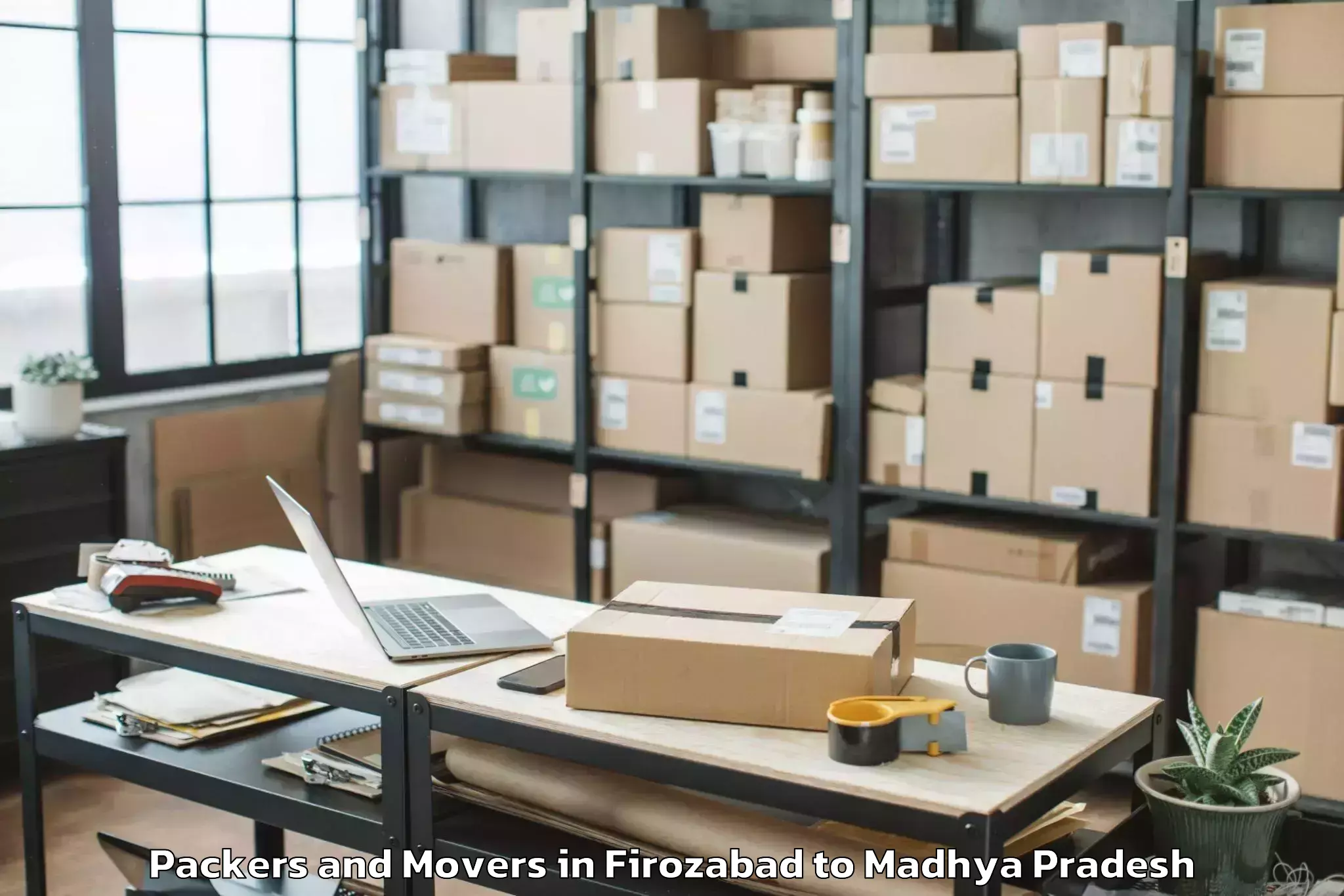 Affordable Firozabad to Sanawad Packers And Movers